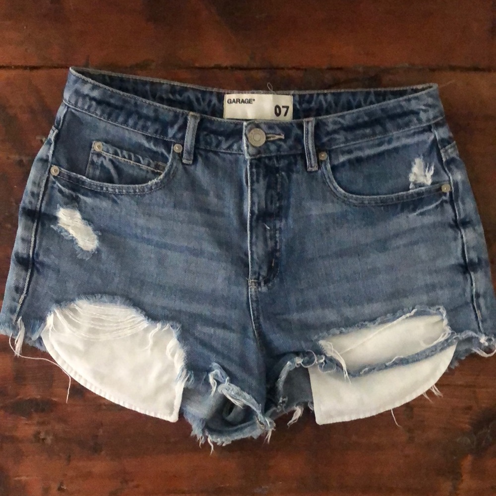 “Festival” jean cut-offs